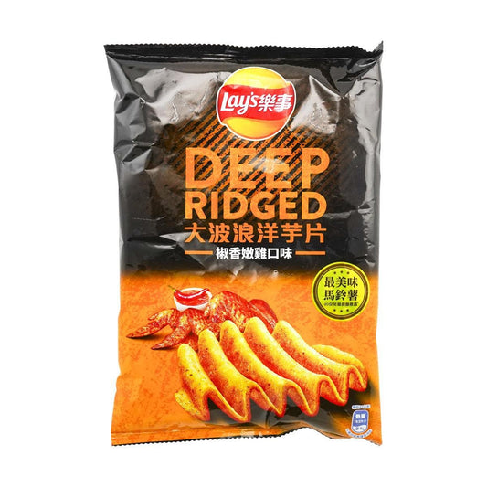 Deep Ridged Pepper Chicken Potato Chips, 1.9oz