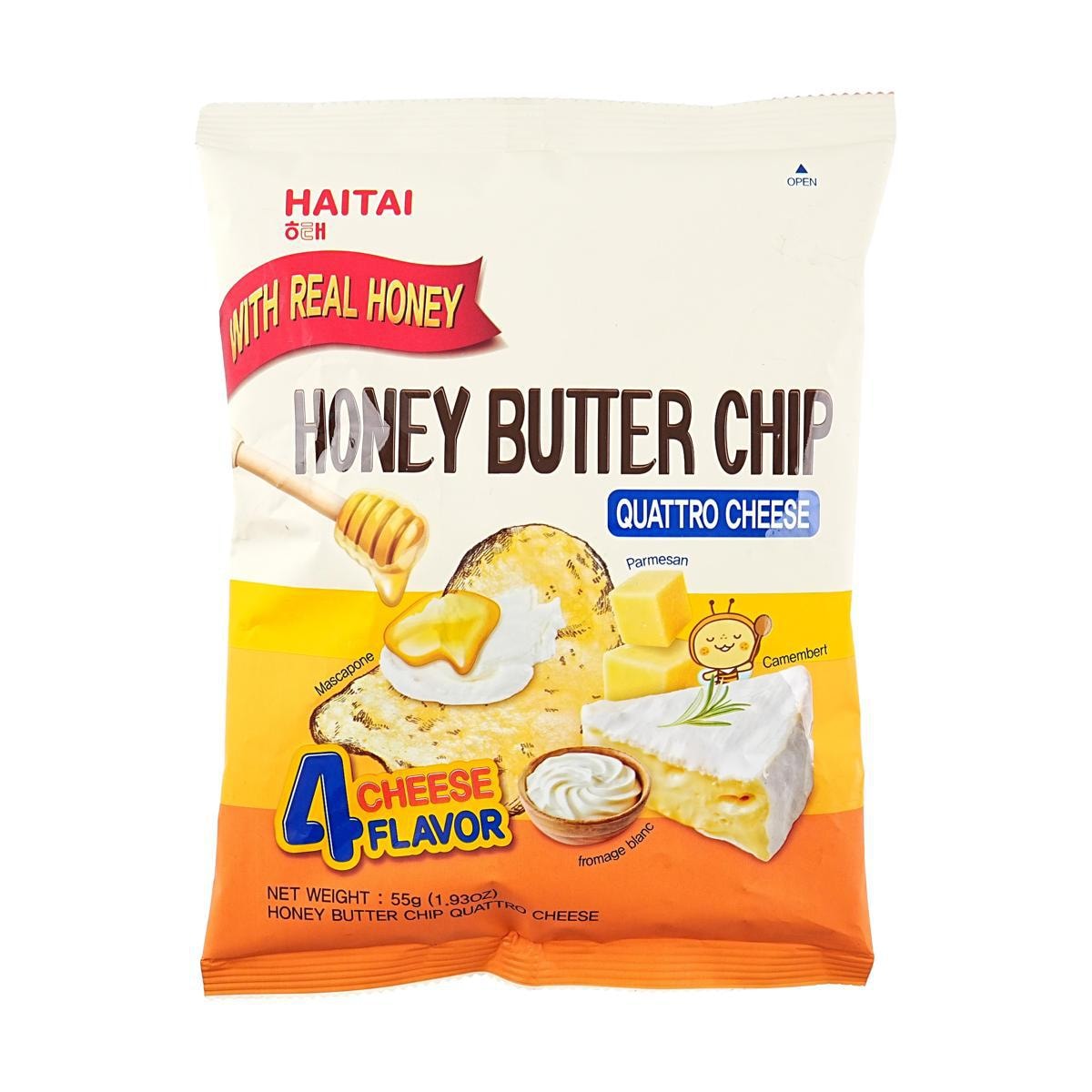 Honey Butter Chip Quatro Cheese Large,3.36 oz