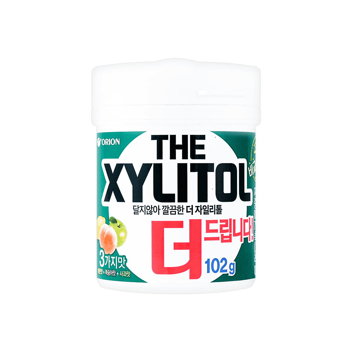 The Xylitol Gum - 3 Fruity Flavors, 3.59oz