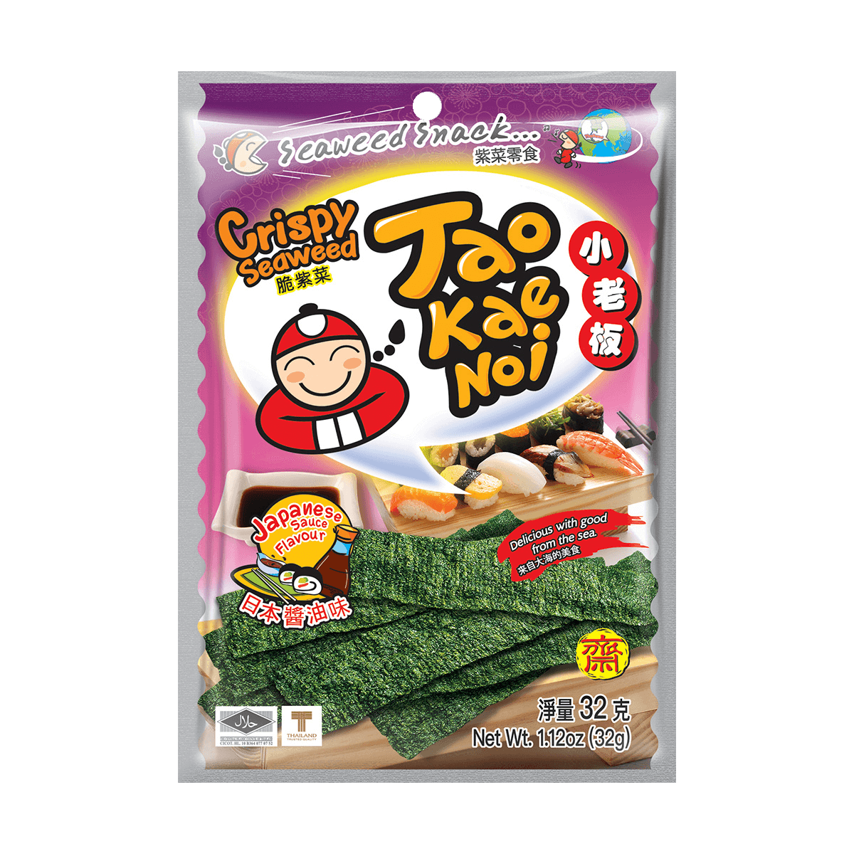 Crispy Seaweed Wasabi Flavor 32g