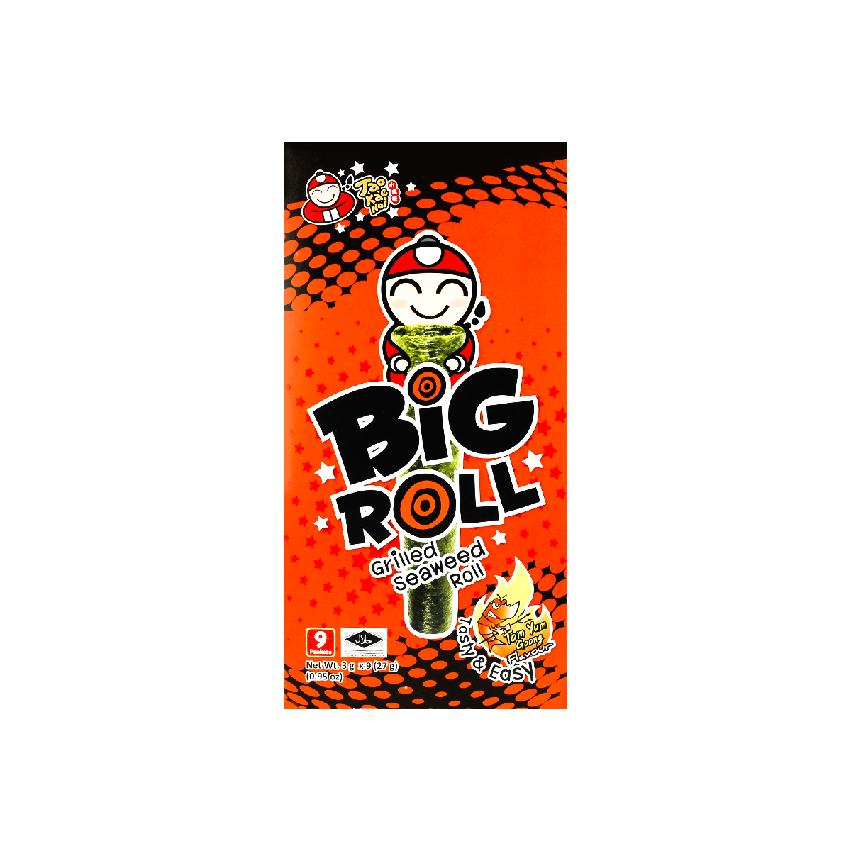 Big Roll Grilled Seaweed Roll Tom Yum Goong Flavor 9pc