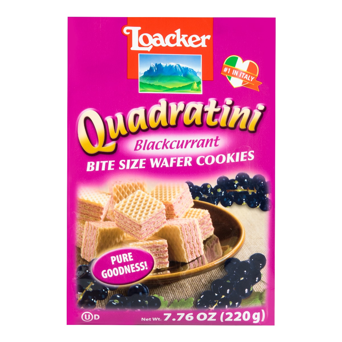 Raspberry Yogurt Quadratini Bite-Sized Wafer Cookies, 7.76oz