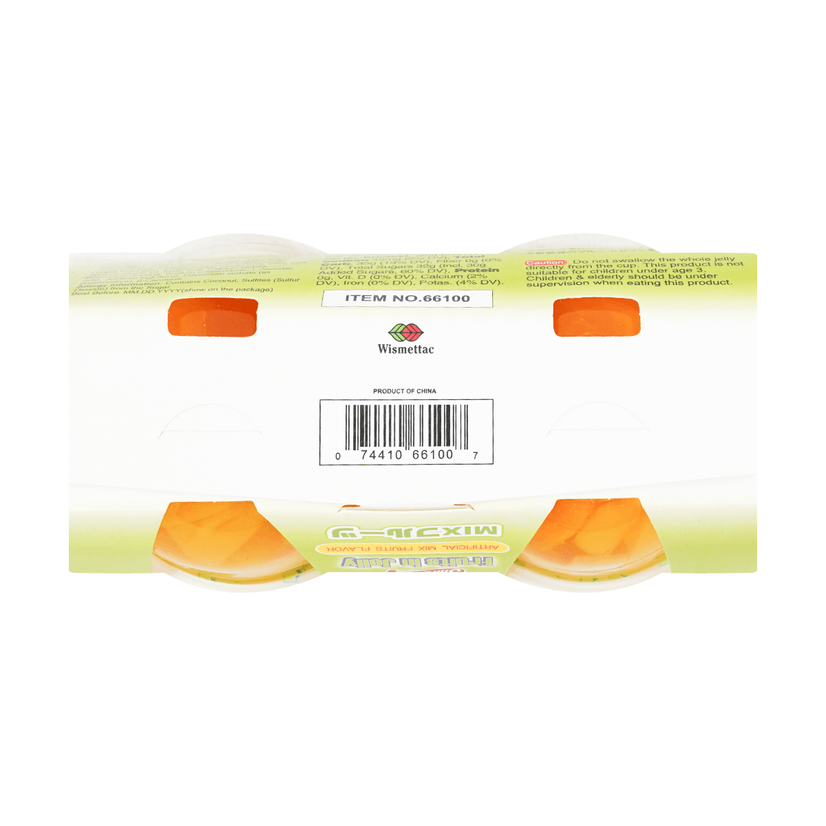 Jelly Cup Mixed Fruit Flavor 2 Cups 400g