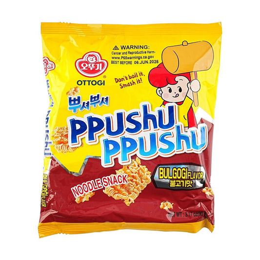 Ppushu Ppushu Noodle Snack Bulgogi flavor 90g
