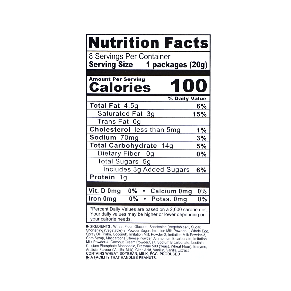 Sando Biscuit Milk Flavor 161g