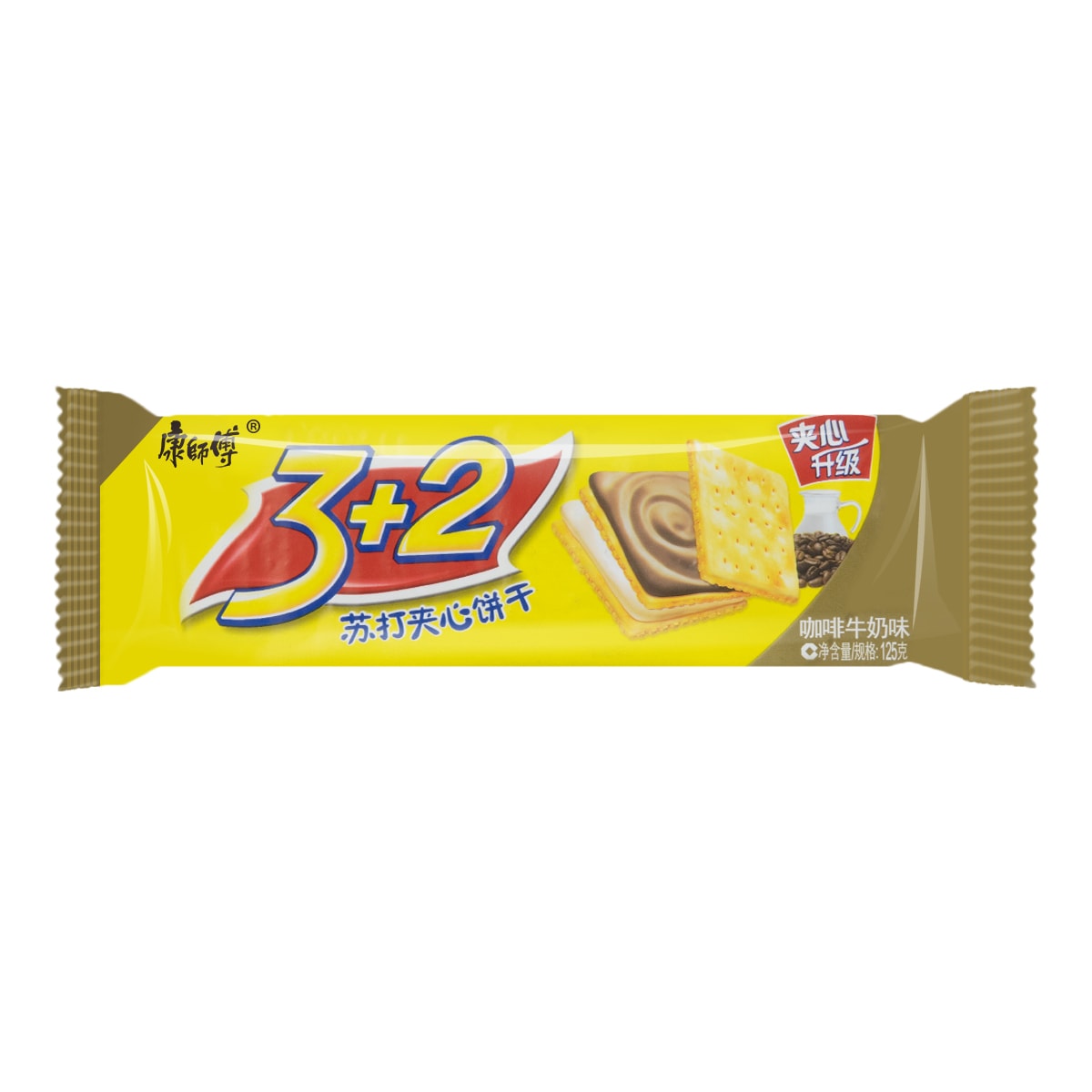 3+2 Soda Biscuit Lemon 375g