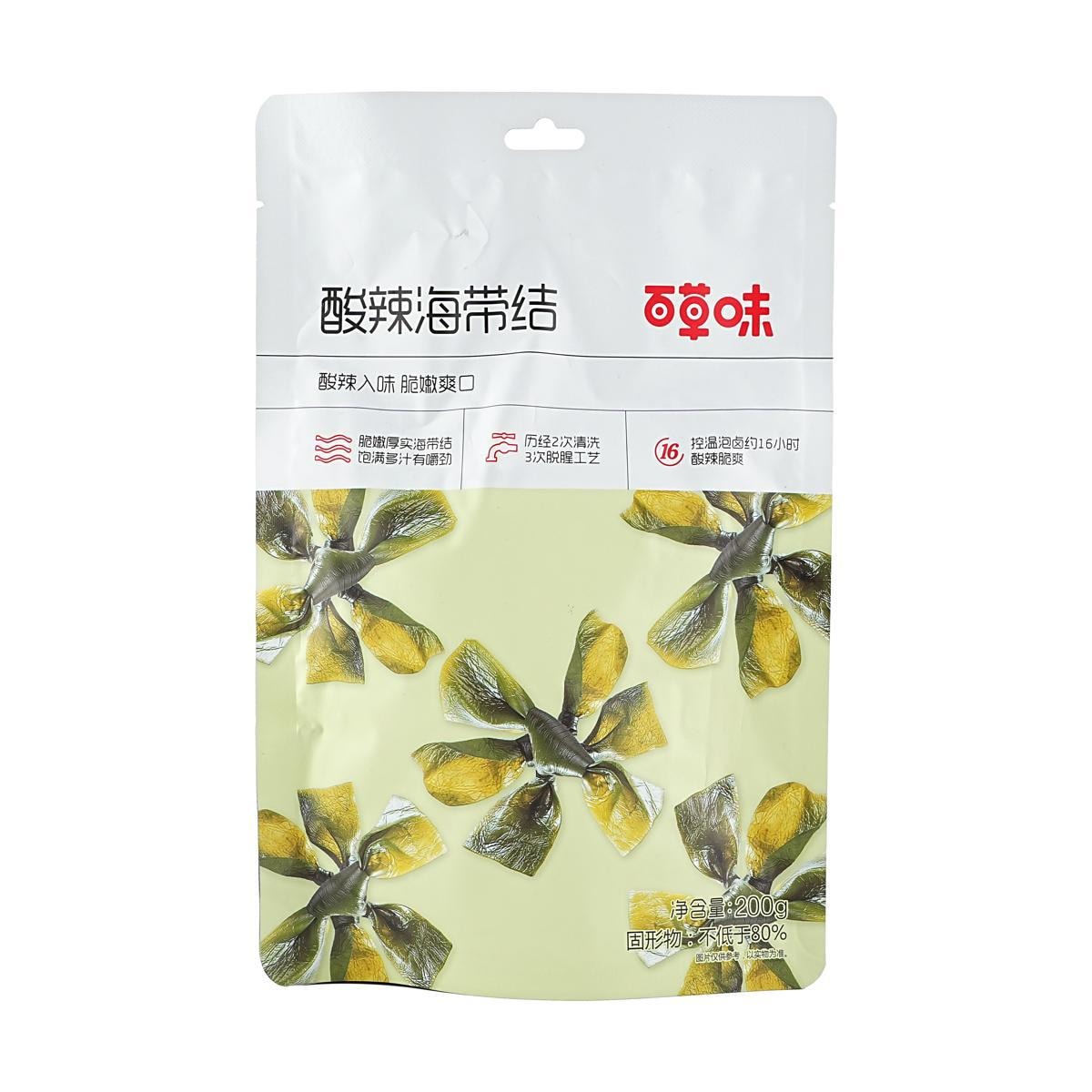 Kelp Knots,spicy and sour flavor,7.05 oz