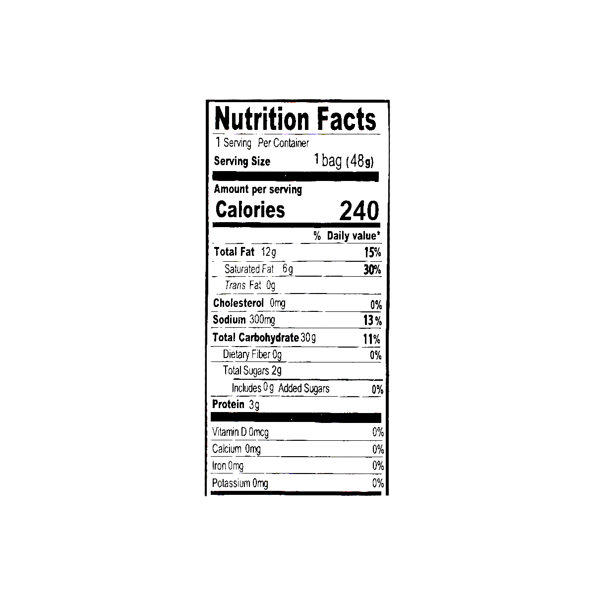 Garlic Shrimp Chips, 1.69oz