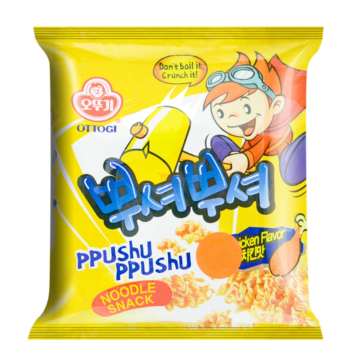 Ppushu Ppushu Noodle Snack Spicy Rice Cake Flavor 90g