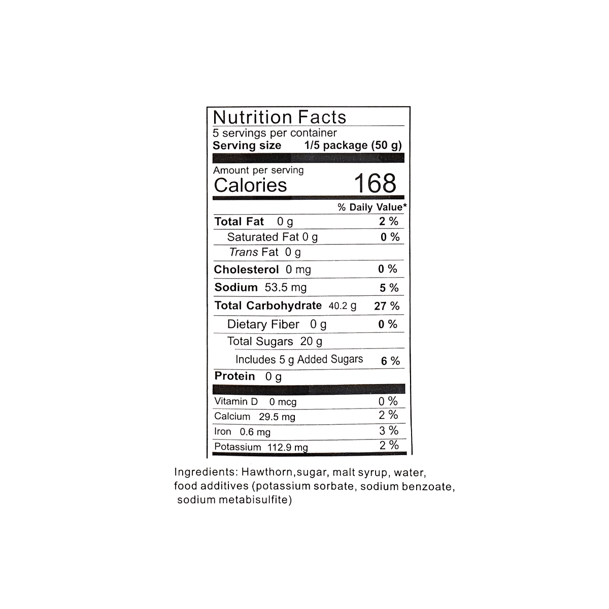 Hawthorn Candy  250g