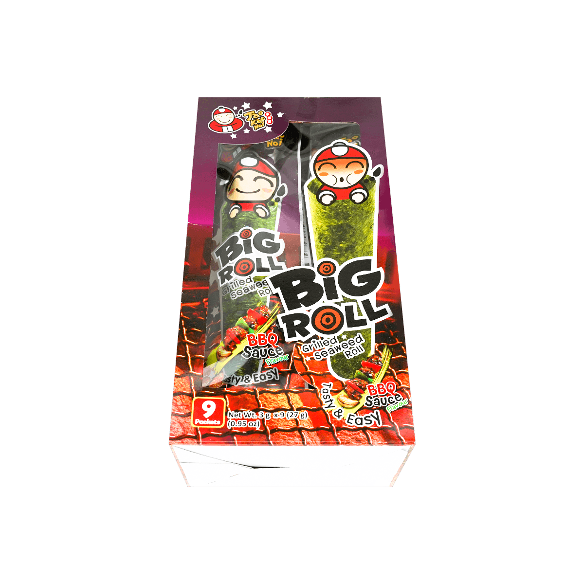 Big Roll Grilled Seaweed Roll BBQ Flavor 9pc