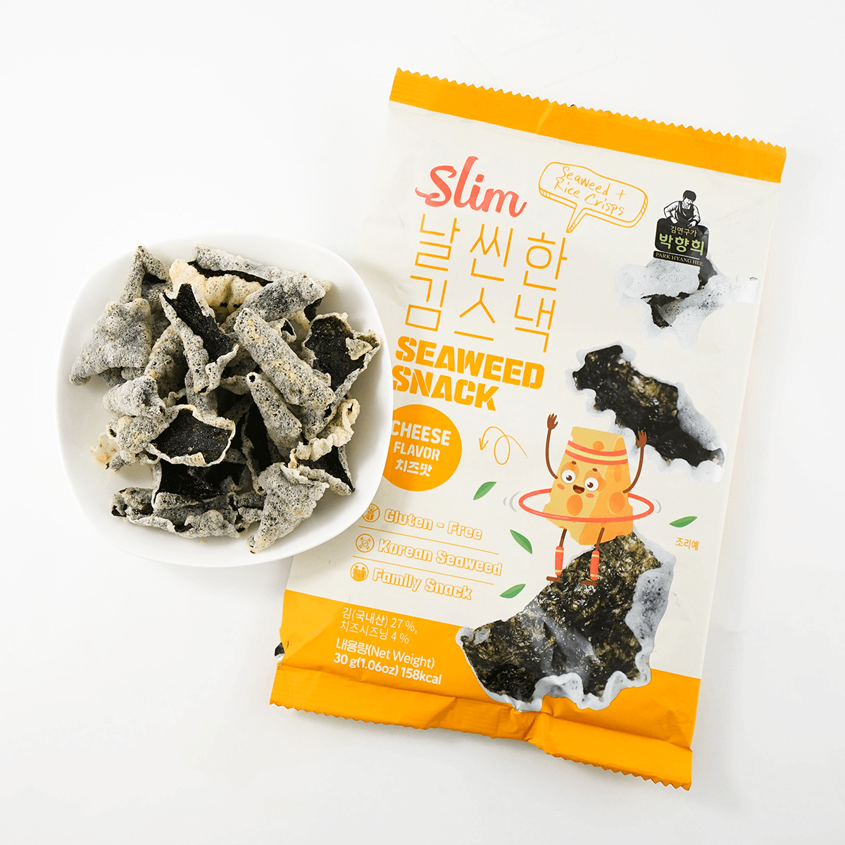 Cheese Seaweed Crisps - Light, Crispy Seaweed Snack, 1.05oz