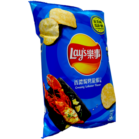 Lay's Potato Chips Creamy Lobster Flavor 59.5g (Taiwan)