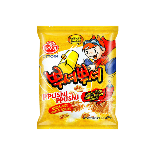 Ppushu Ppushu Noodle Snack Spicy Rice Cake Flavor 90g