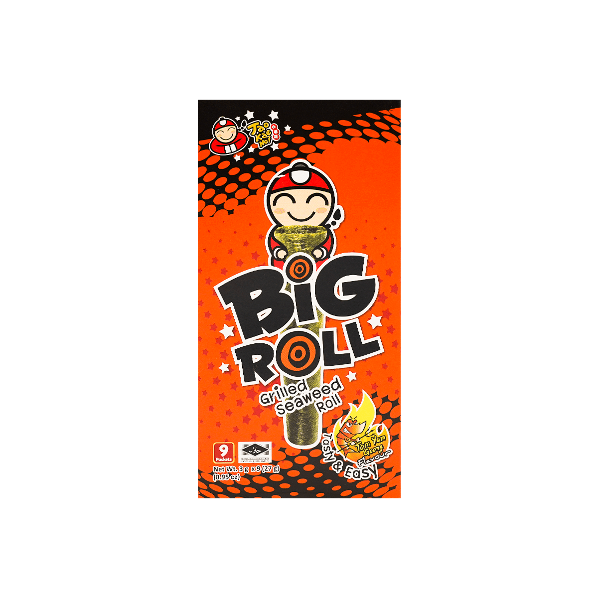 Big Roll Grilled Seaweed Roll Tom Yum Goong Flavor 9pc