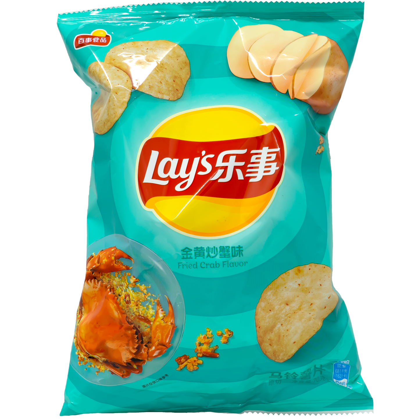 LAY'S Potato Chips Fried Crab Flavor 70g (China)