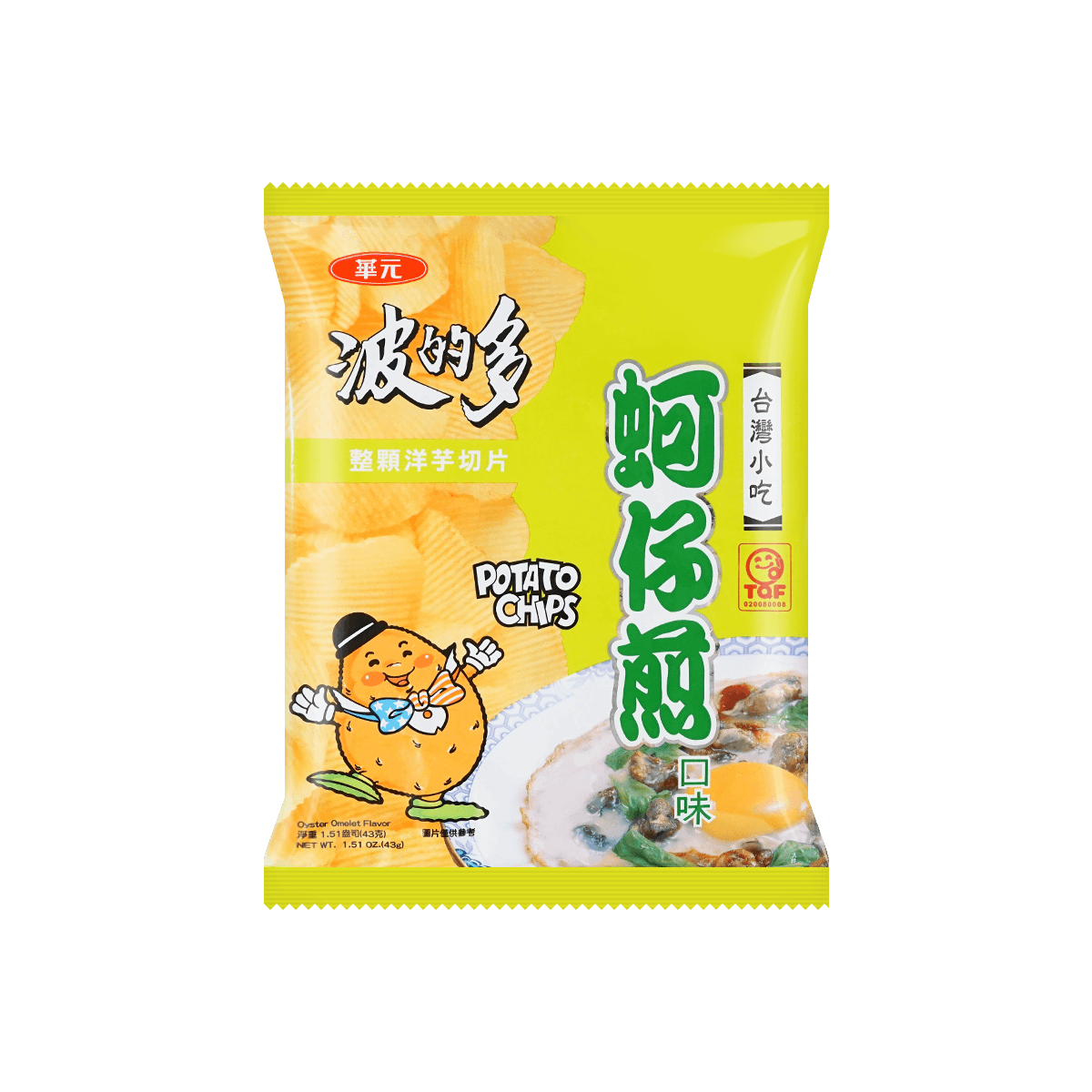 Potato Chips Oyster Omelet Flavor 34g
