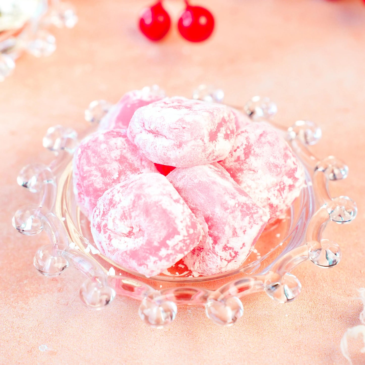 Mochi- Strawberry Chocolate Daifuku,30 pc 13.75 oz