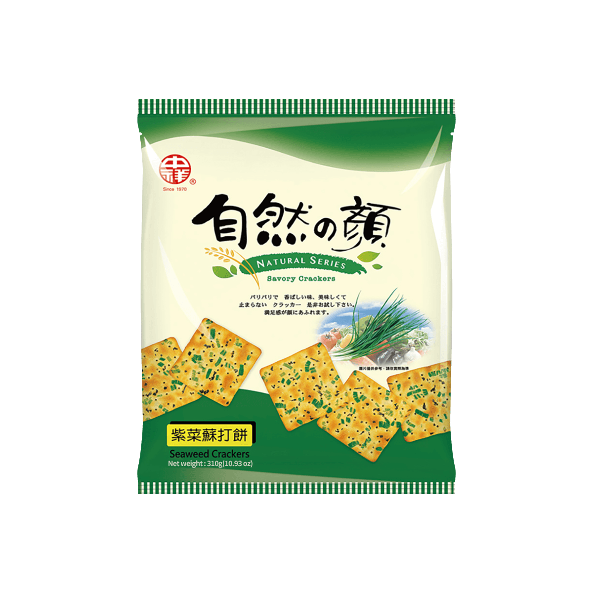 Seaweed Soda Crackers, 10.93oz