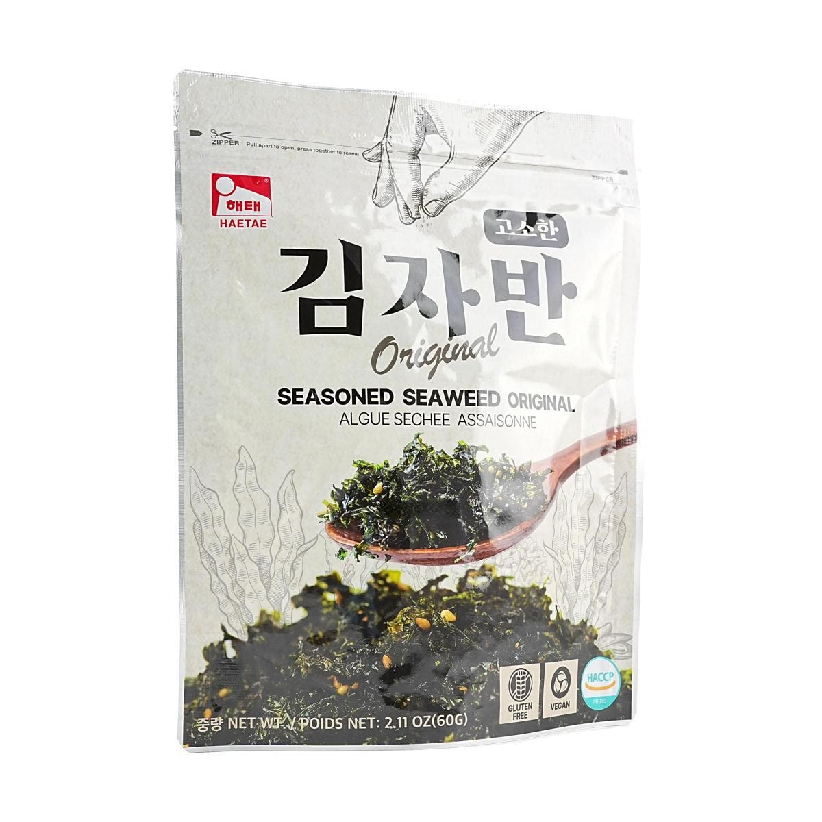 Seasoned Seaweed Original,Gluten Free Vegan,2.12 oz