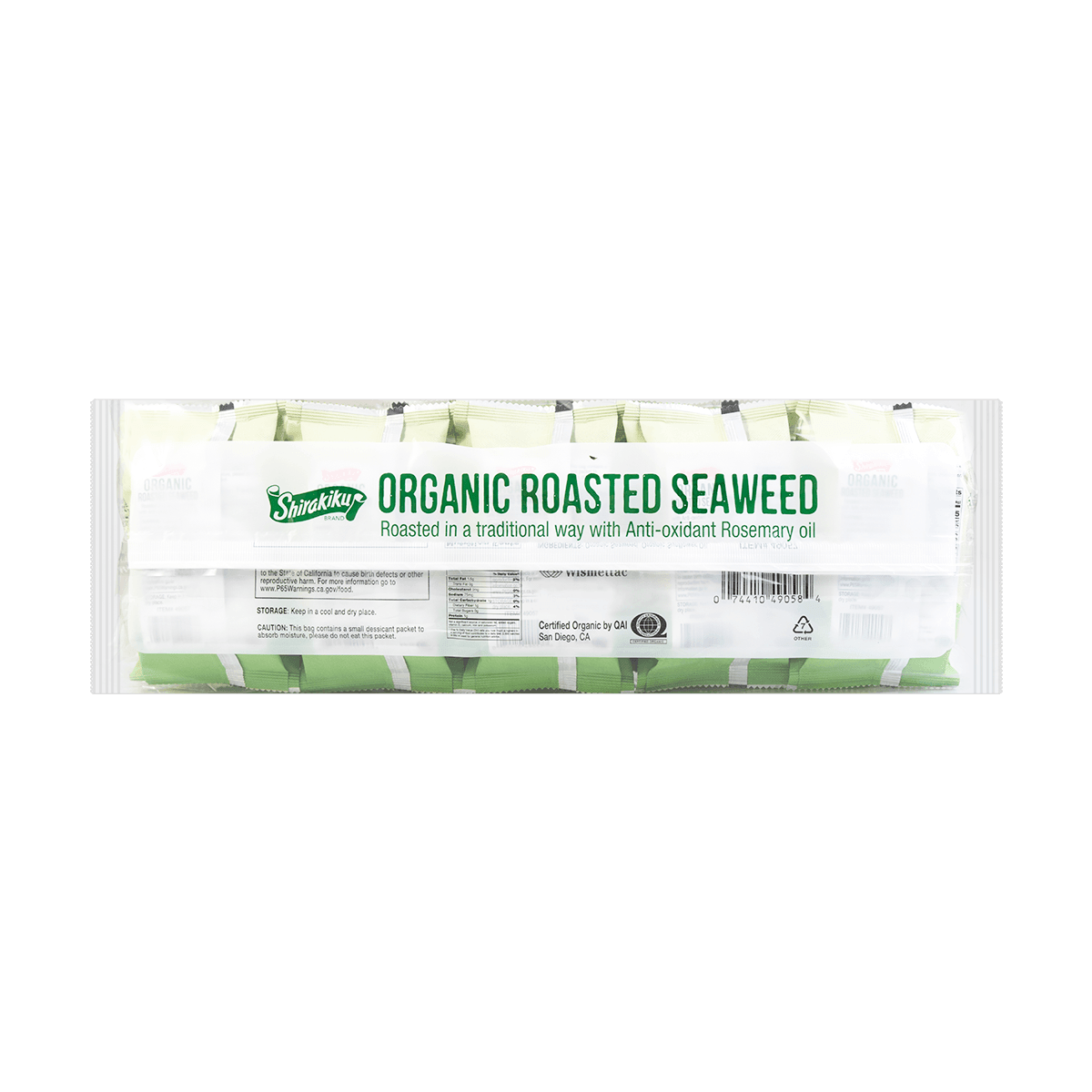 Organic Roasted & Seaweed 4gx10 pack