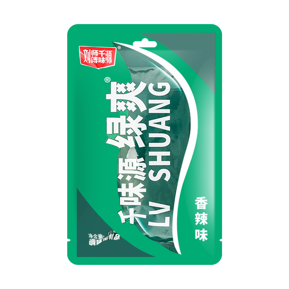 Green Spicy Strips, Lvshuang Nostalgic Snack, 72g*5 - Value Pack