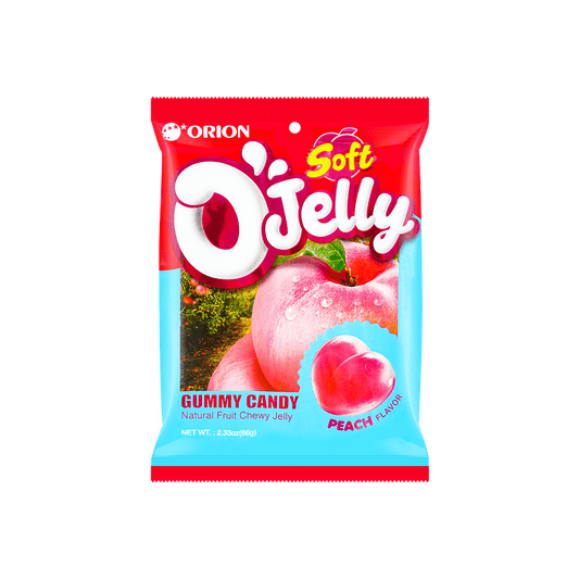 O'Jelly Peach  Jelly Gummy Candy, 2.33oz