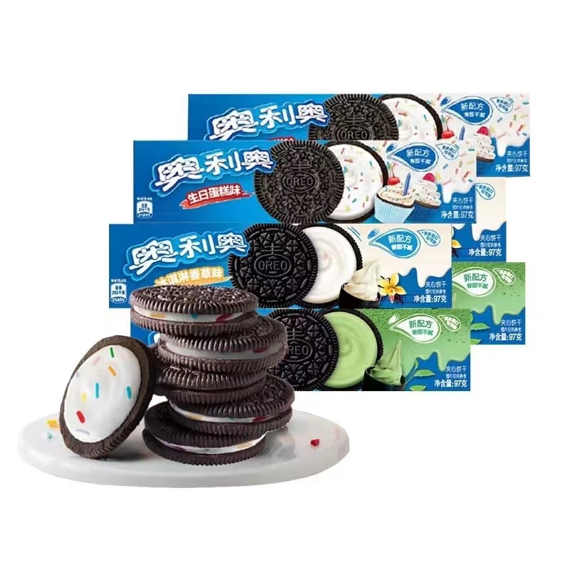 9 Flavor Oreo Chocolate Cookies 188g