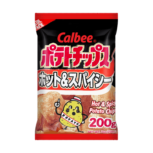 CALBEE Hot & Spicy Potato Chips Value Pack, 7oz