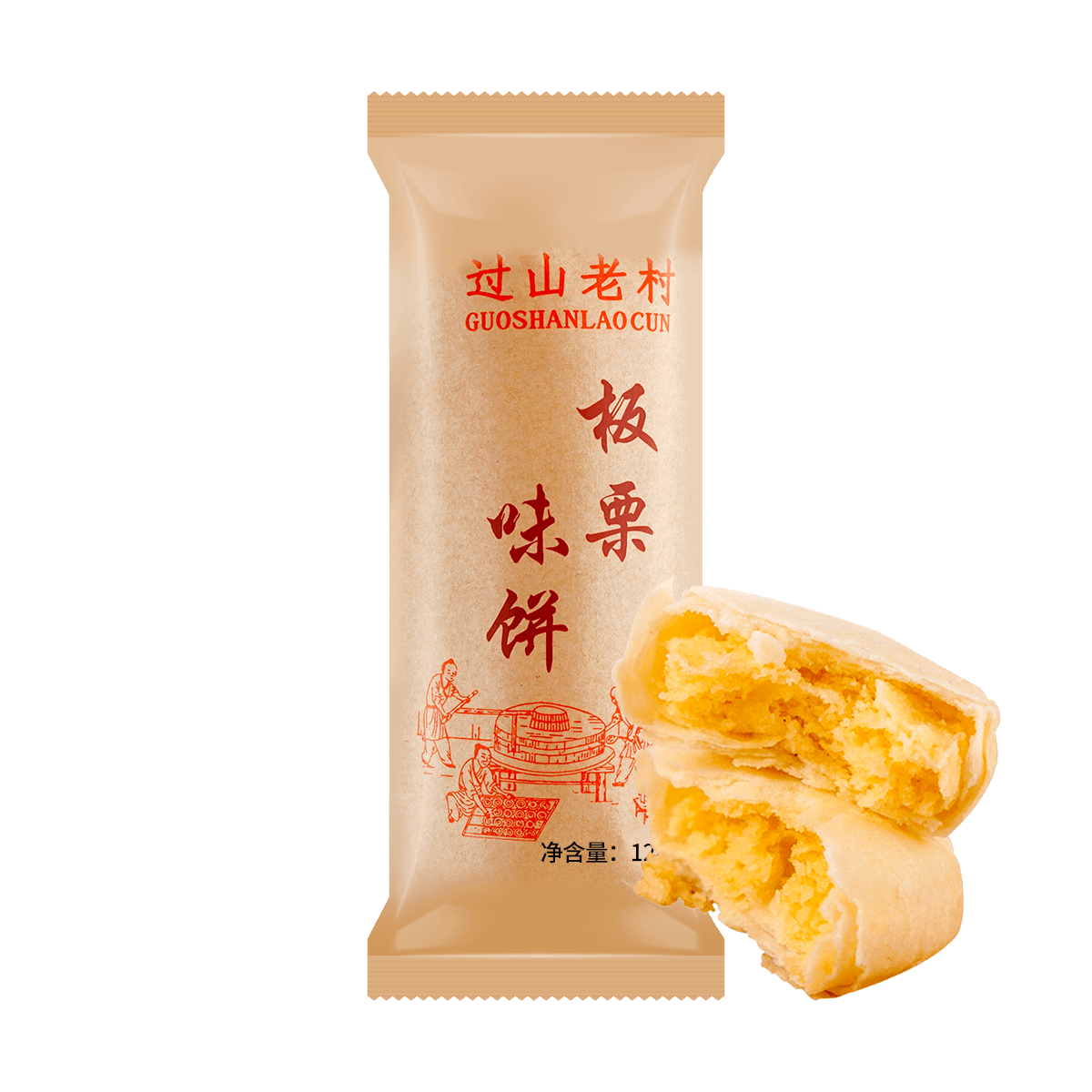 Mung Bean Cake - Chinese Pastry, 4.51oz
