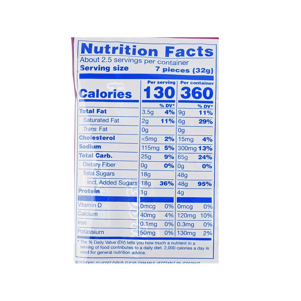 Hi Soft Peg Bag Salted Caramel Chews Jelly Gummy Candy,3 oz