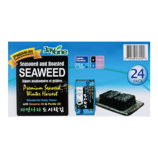 Roasted & Lightly Salted Seaweed 24packs  4.23 oz