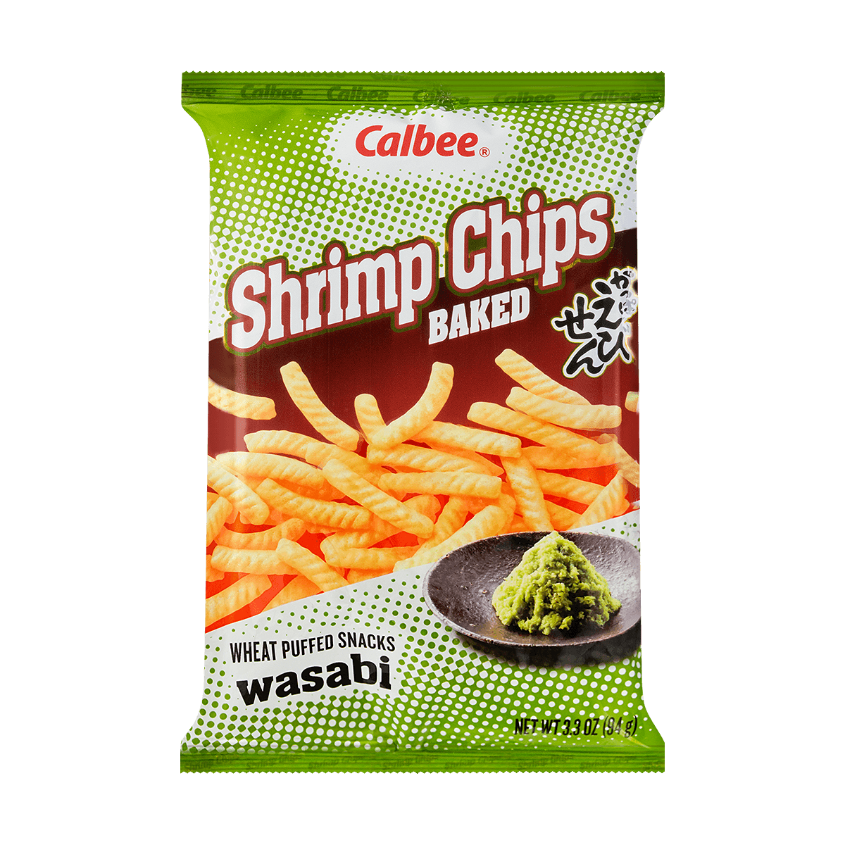 Crispy Shrimp Chips, Wasabi Flavor, 3.32 oz