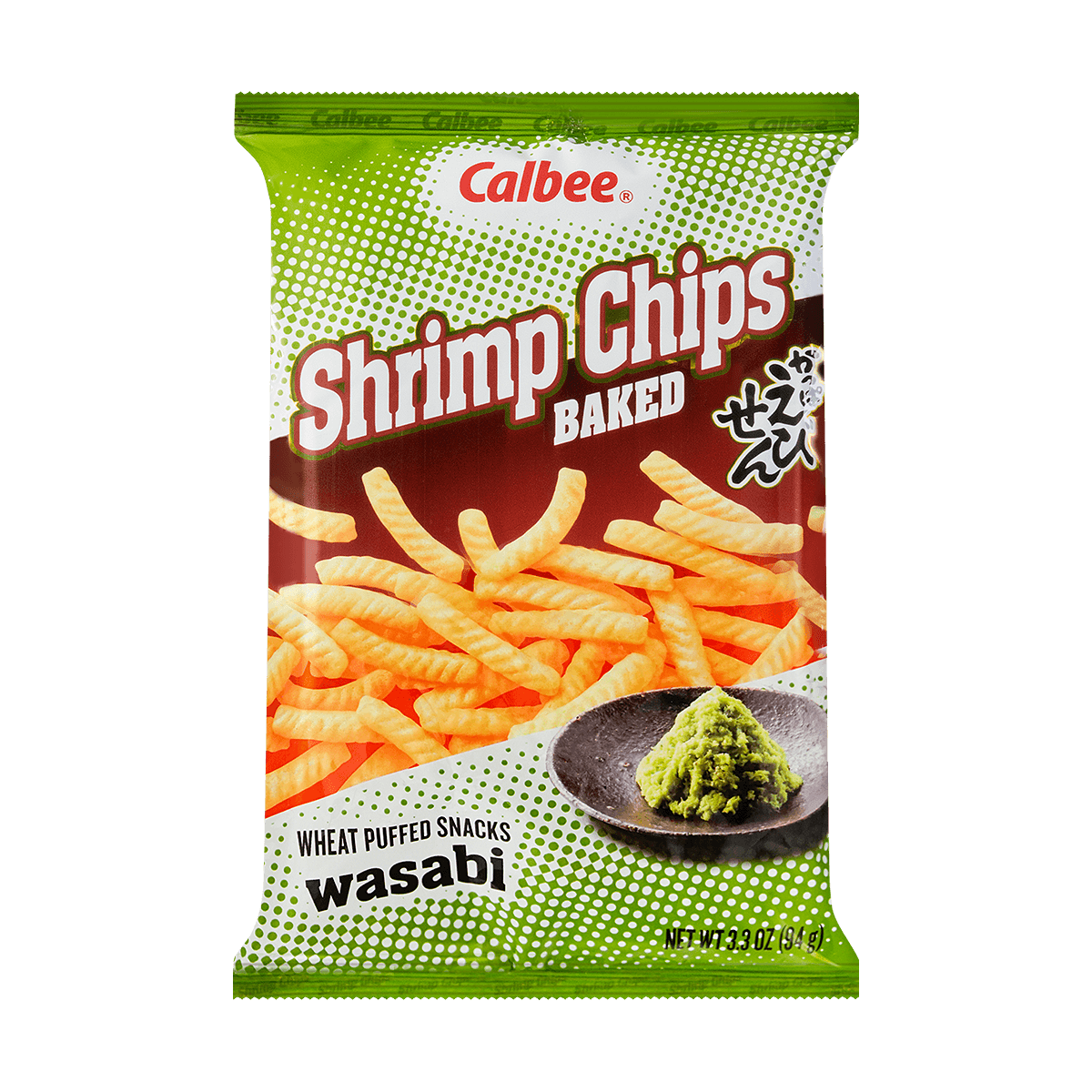 CALBEE Shrimp Chips Yuzu & Black Pepper Flavor, 3.3oz