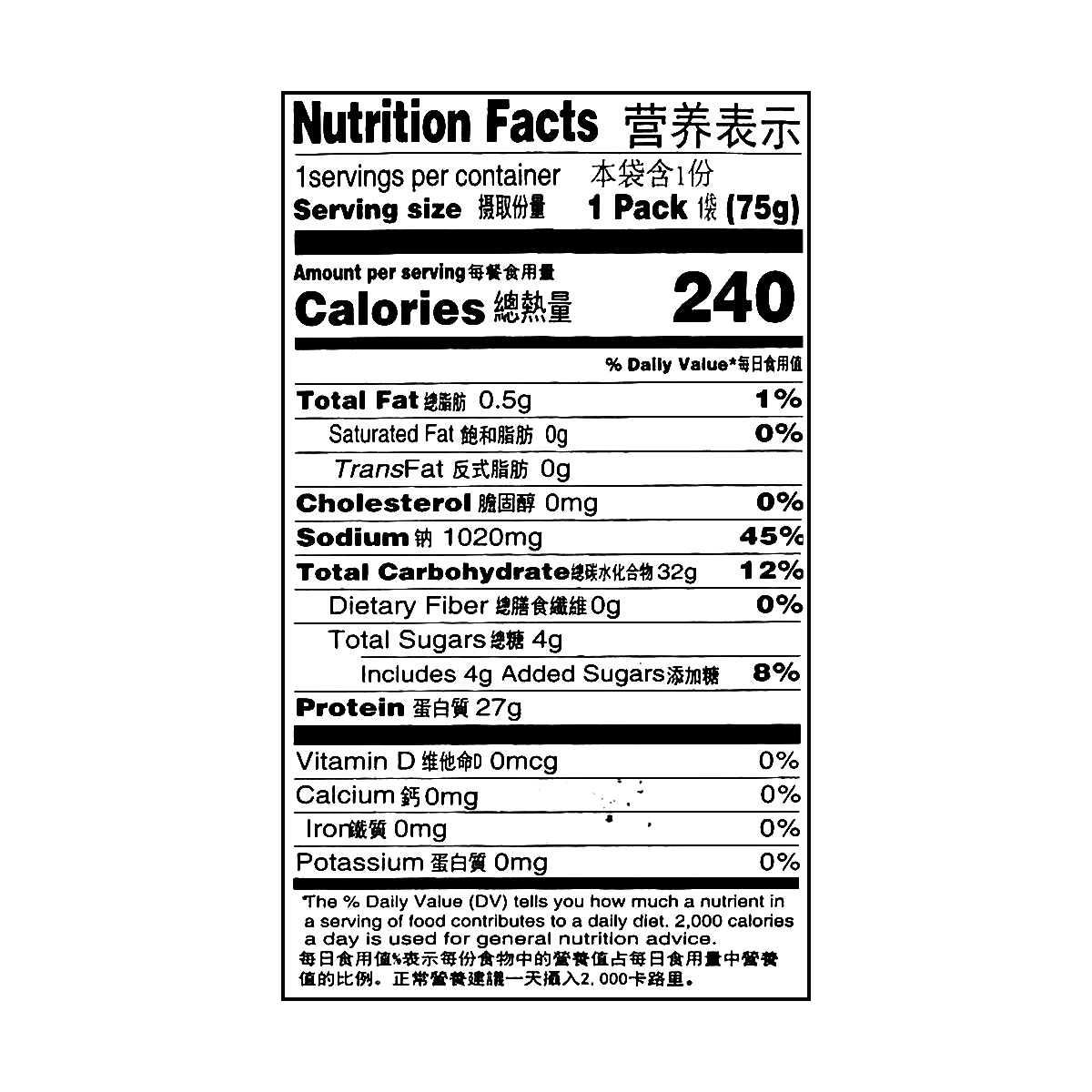 Roasted Fish Slices - Monkfish Flavor 2.64 oz