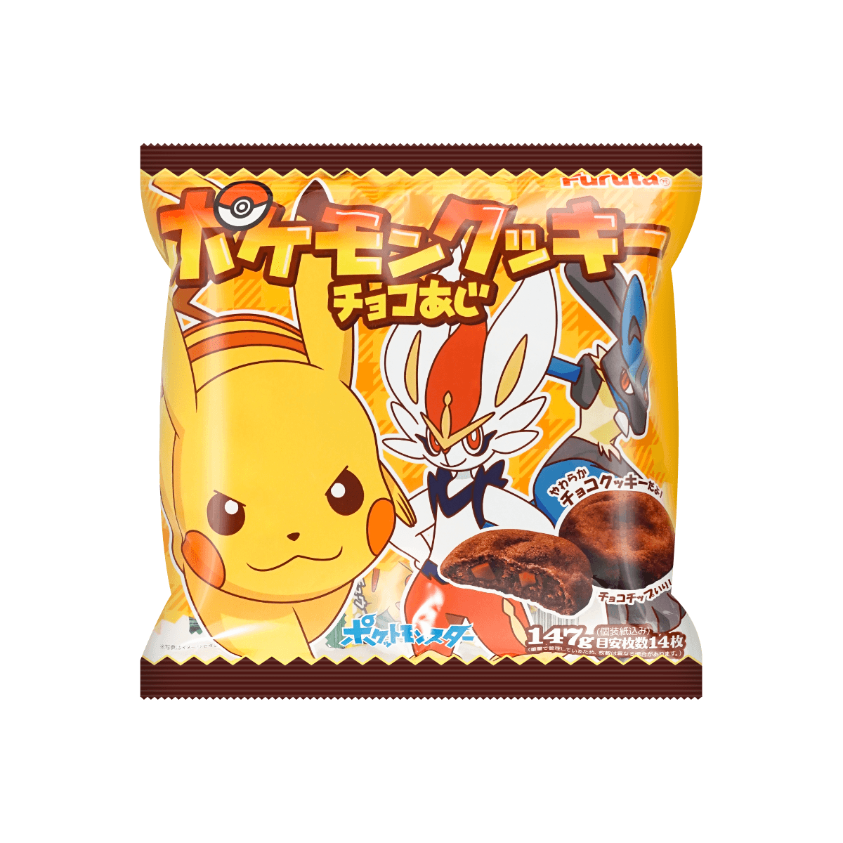 Pokémon Chocolate Cookie 126g
