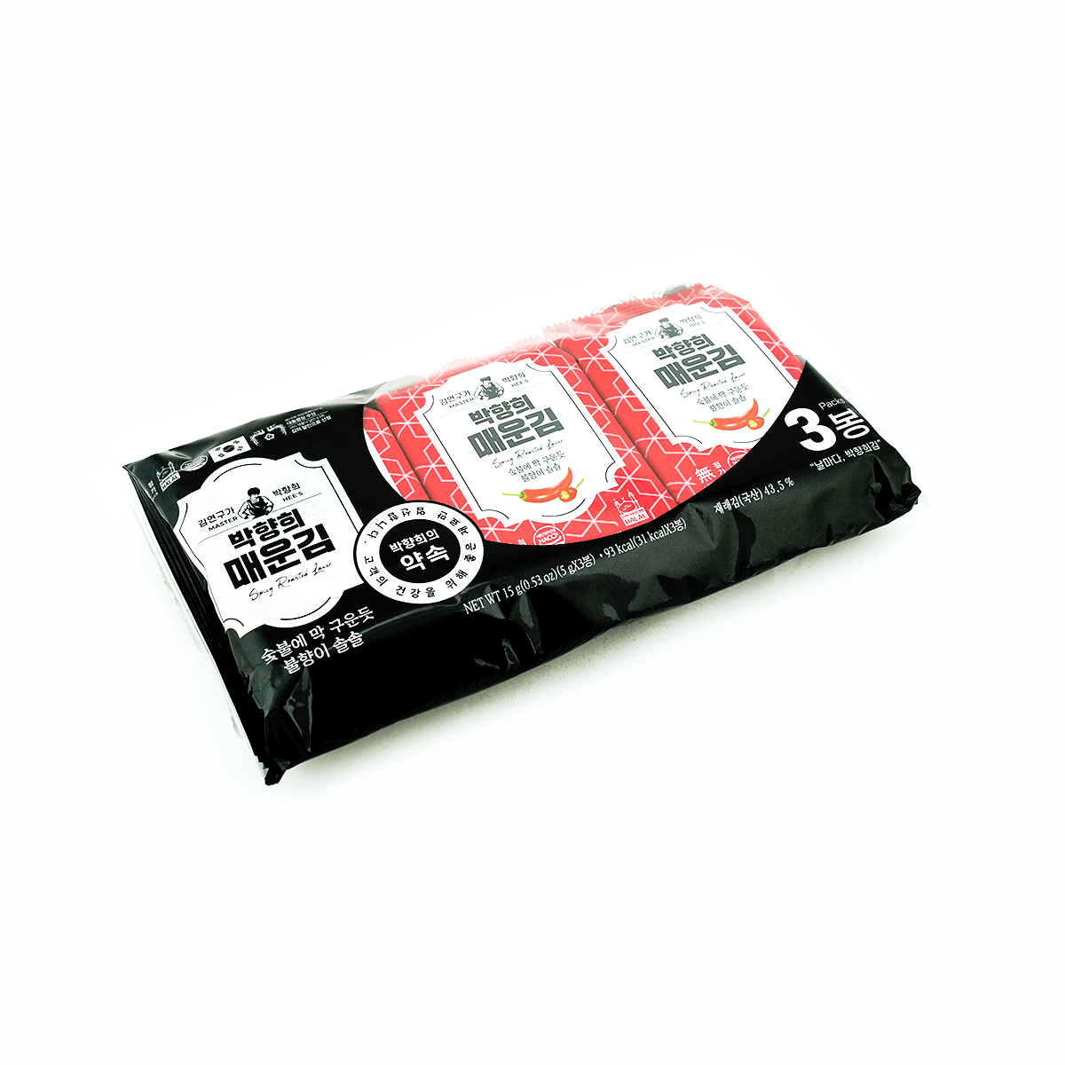 Spicy Roasted Seaweed - 3 Packs* 0.17oz