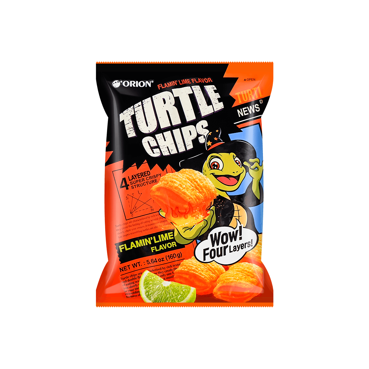 Turtle Potato Chips, Sour Cream & Onion Flavor, 5.64 oz