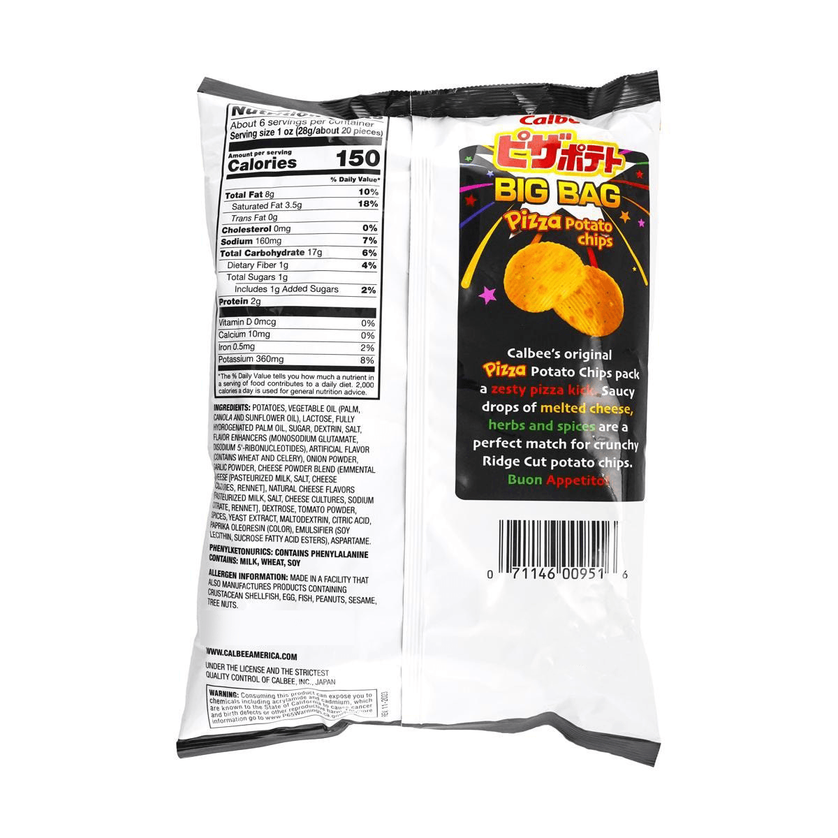 Potato Chips Pizza Flavor 6.3 oz