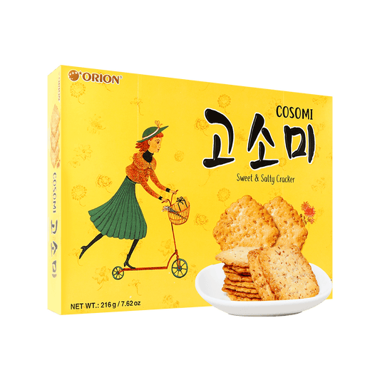 Gosomi Sweet & Salty Sesame Crackers - Korean Dessert, 7.61oz