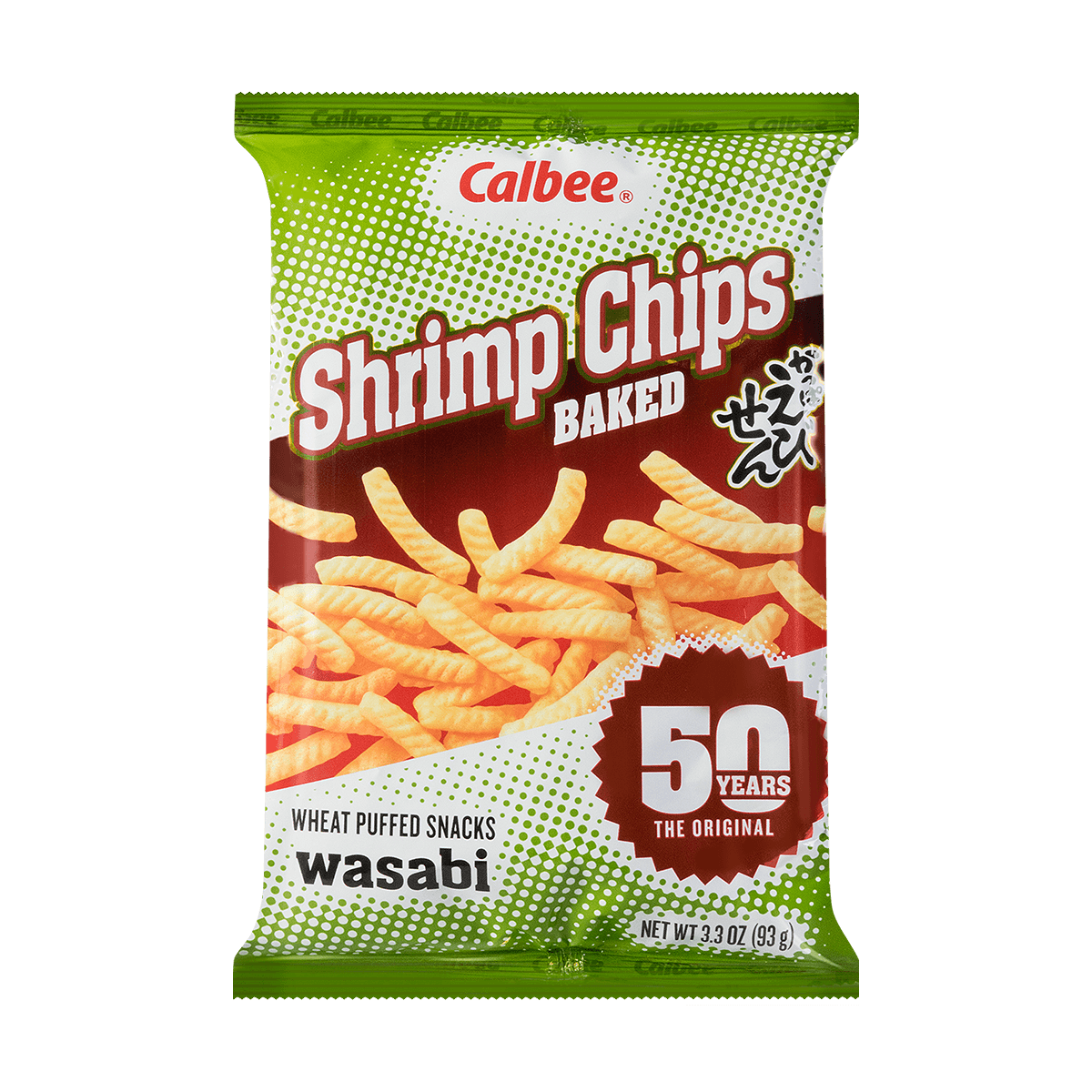 Crispy Shrimp Chips, Wasabi Flavor, 3.32 oz