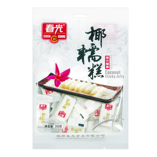 Chewy and Delicious Chinese Traditional Coconut Jelly Candy 200g