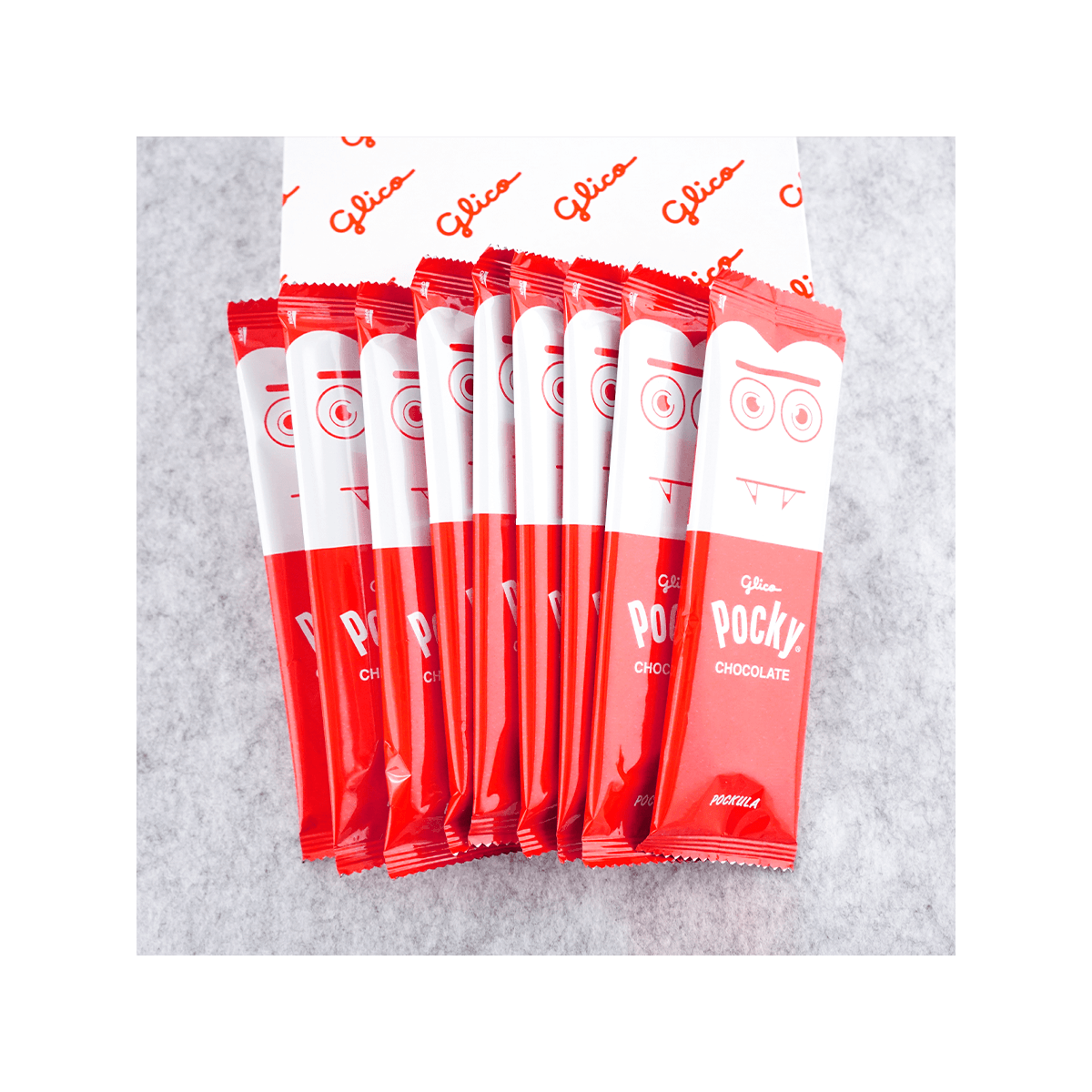 Limited Edition Japanese Chocolate Cream Pocky Cookie Sticks - Family Pack, 9 Packs, 4.12oz