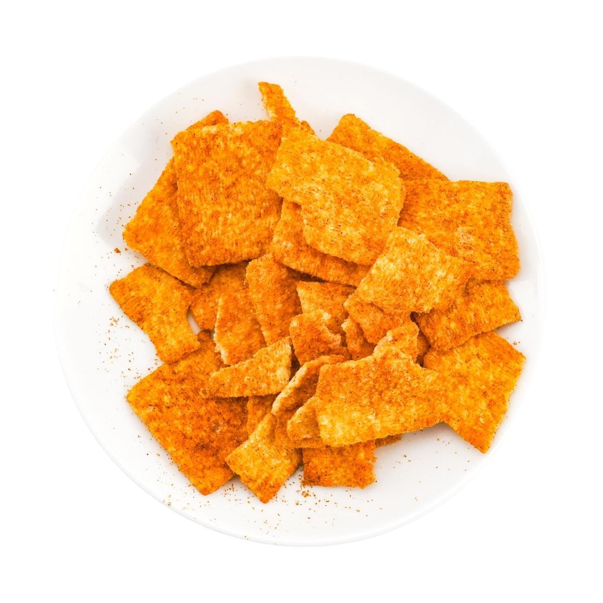 Hot & Spicy Rice Crackers - Crispy Snack, 14.1oz