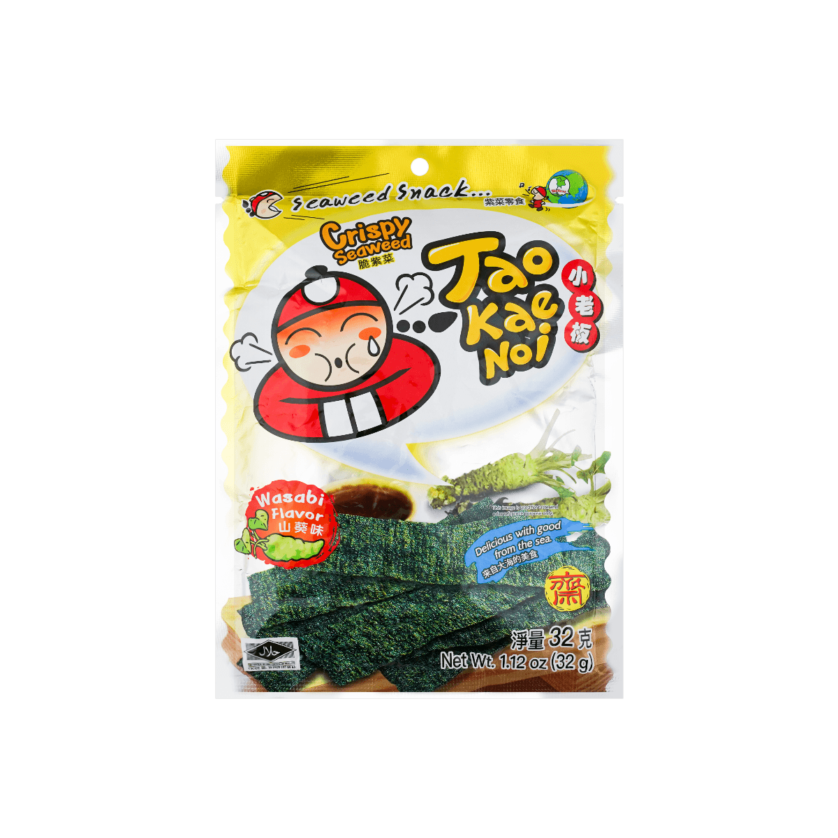 Crispy Seaweed Wasabi Flavor 32g