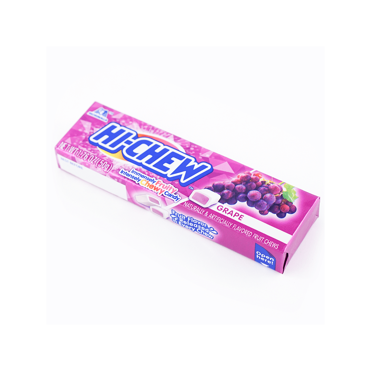 Soft Chewy Fruit  Jelly Gummy Candy Grape 50g