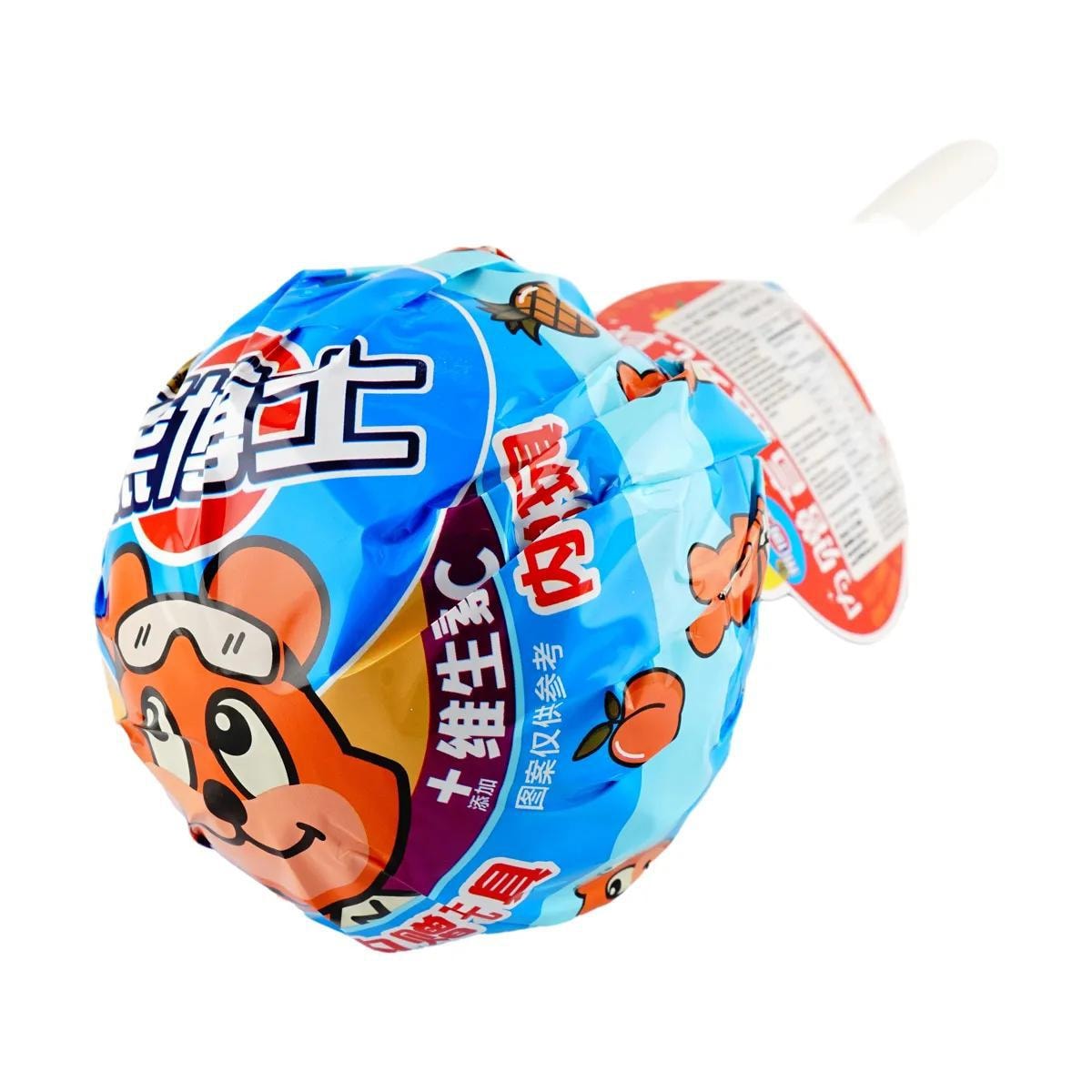 Dr. Bear's Giant Lollipop Assorted Fruit Juice Flavors 5.04 oz