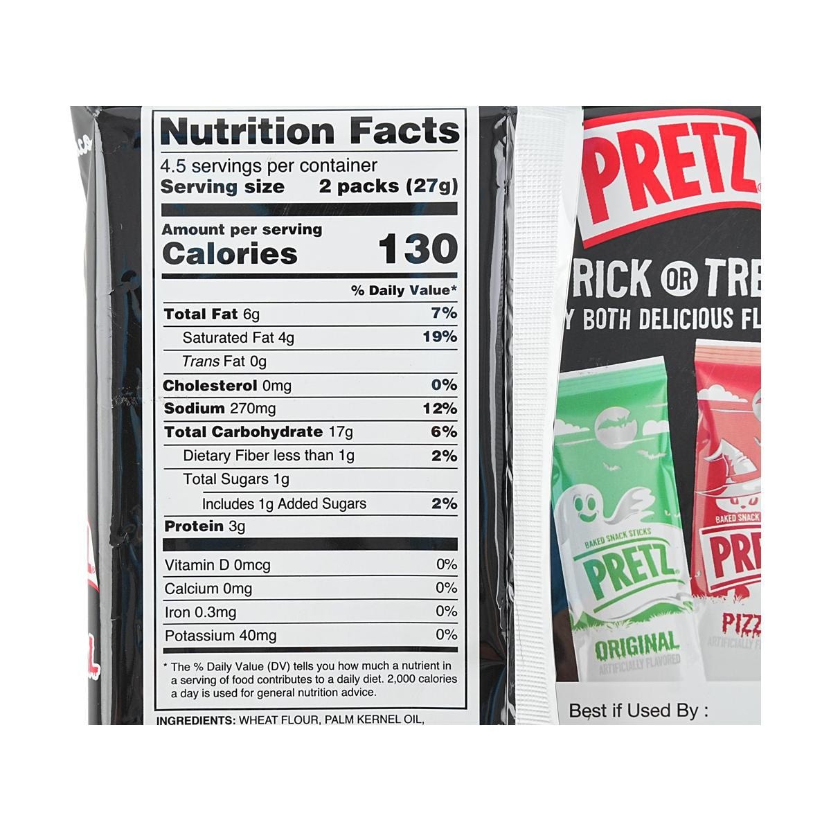 Pretz Original Flavor,Family Pack ,9 Packs,4.23 oz