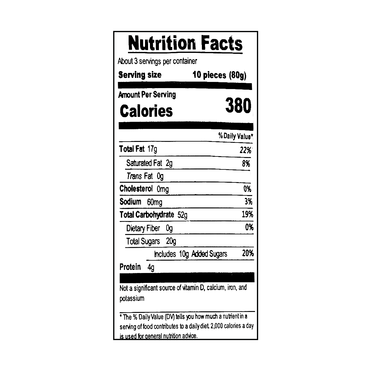 Korean Deep-Fried Honey Cookie (Yakgwa) 200g