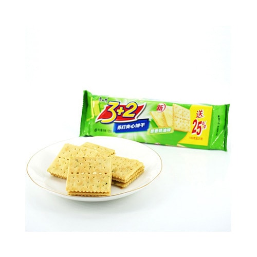 3+2 Soda Biscuit Lemon 375g